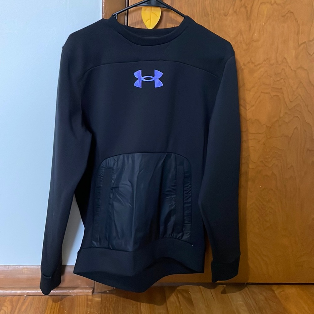 Black/Purple Under Armour Crewneck